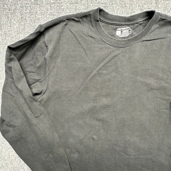 Carhartt Mens Loose Fit Long Sleeve Graphic T-Shirt Black K231 Large - Picture 3 of 16